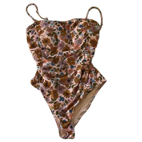 Cupshe Floral One Piece Swimsuit - Multicolor - Picture 1 of 7